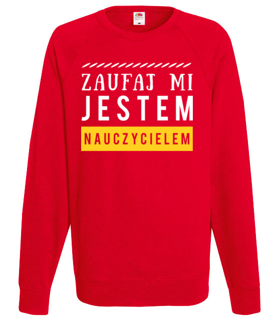 Spokojnie jestem nauczycielem bluza z nadrukiem dzien nauczyciela mezczyzna jipi pl 1223 108