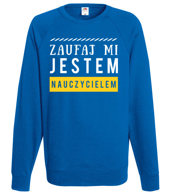Spokojnie jestem nauczycielem bluza z nadrukiem dzien nauczyciela mezczyzna jipi pl 1223 109