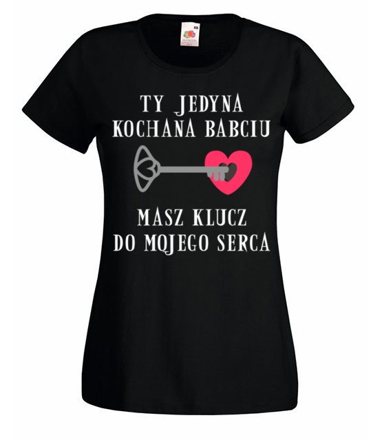 Babcia najlepiej wie jak trafic do twojego serca koszulka z nadrukiem dla babci kobieta jipi pl 1229 59