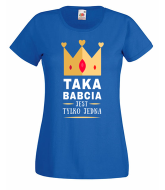 Dla wyjątkowej babci wyjątkowa koszulka z nadrukiem - Koszulka z nadrukiem - Dla Babci - Damska