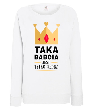 Dla wyjątkowej babci wyjątkowa koszulka z nadrukiem - Bluza z nadrukiem - Dla Babci - Damska