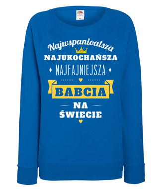 Wszystkie „naj” dla twojej babci - Bluza z nadrukiem - Dla Babci - Damska