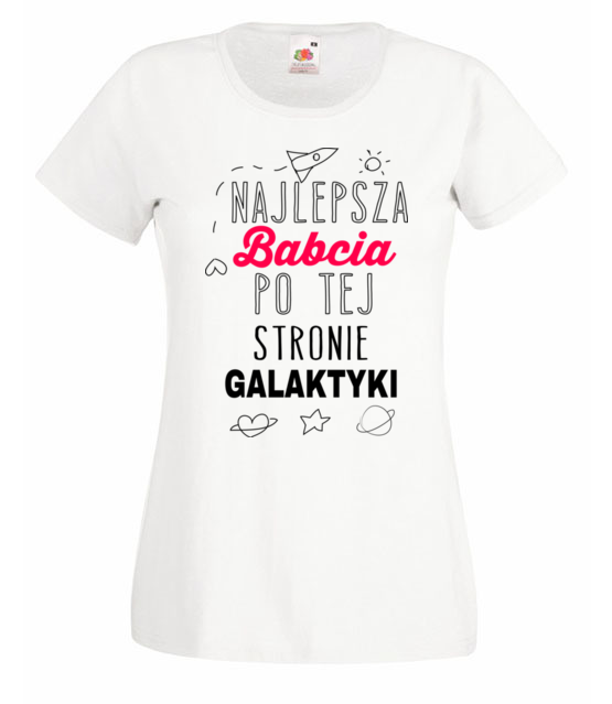 Slawa babci siega nawet gwiazd koszulka z nadrukiem dla babci kobieta jipi pl 1238 58