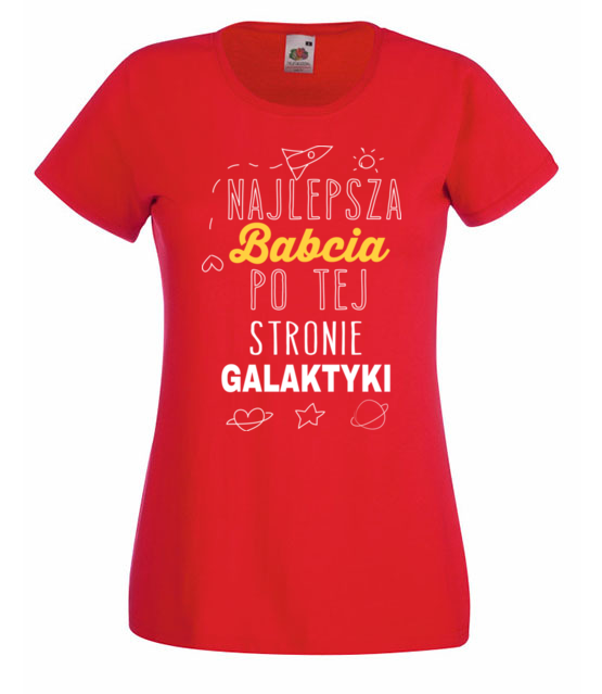 Slawa babci siega nawet gwiazd koszulka z nadrukiem dla babci kobieta jipi pl 1239 60