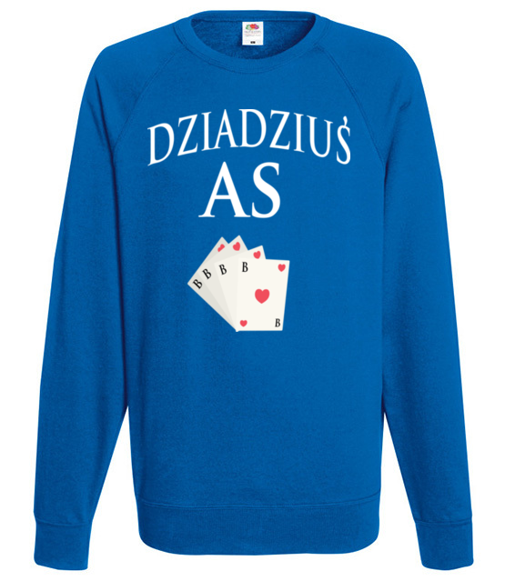Najwiekszy as musi miec swoja koszulke bluza z nadrukiem dla dziadka mezczyzna jipi pl 1258 109