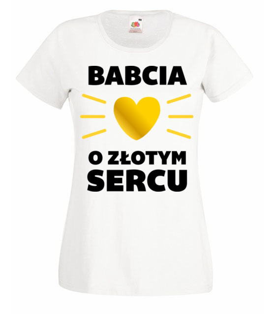 Zlote serce babci warto docenic koszulka z nadrukiem dla babci kobieta jipi pl 1261 58