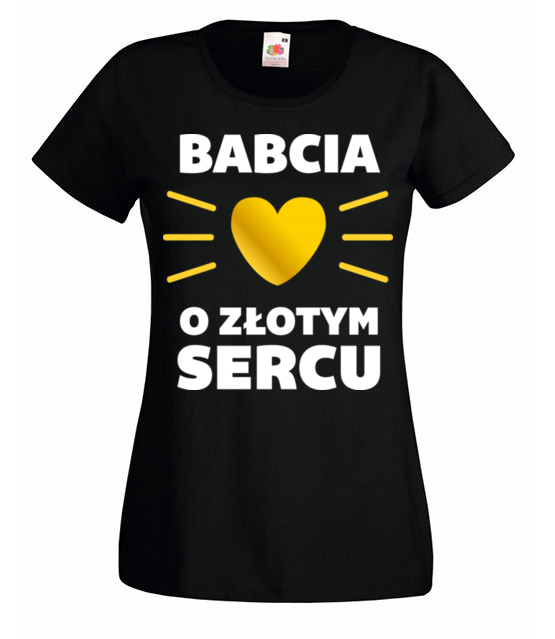 Zlote serce babci warto docenic koszulka z nadrukiem dla babci kobieta jipi pl 1262 59