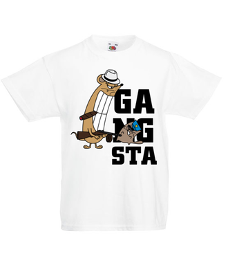 Aj em gangsta! - Koszulka z nadrukiem - Śmieszne - Dziecięca