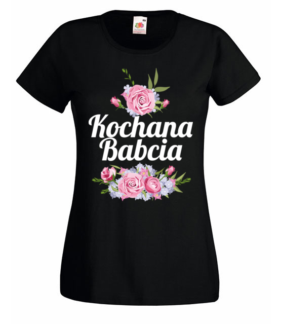 Bo babcia jest po prostu kochana koszulka z nadrukiem dla babci kobieta jipi pl 1271 59