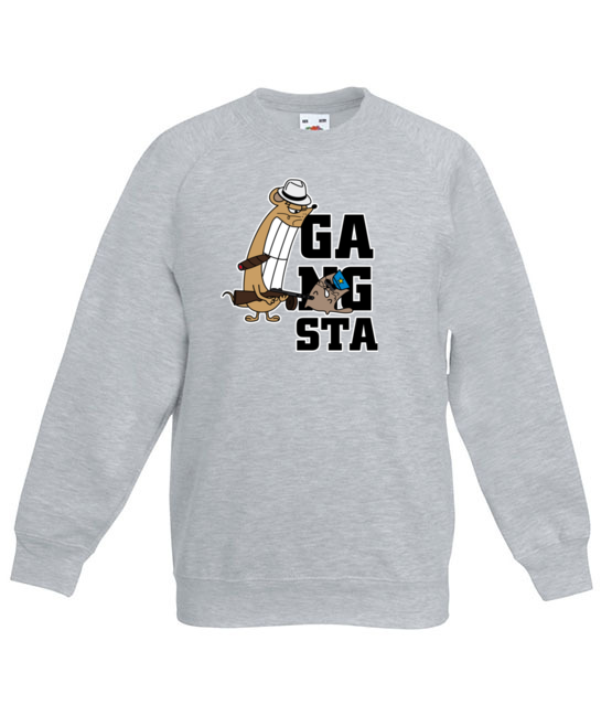 Aj em gangsta bluza z nadrukiem smieszne dziecko jipi pl 176 128