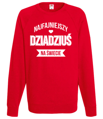 Najfajniejszy dziadziuś - Bluza z nadrukiem - Dla Dziadka - Męska