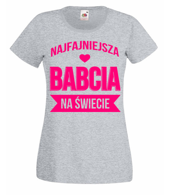 Wyznanie dla babci na rozowo koszulka z nadrukiem dla babci kobieta jipi pl 1283 63