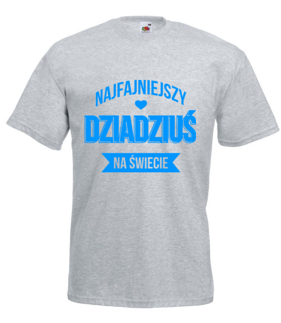 Niech wszyscy wiedza ze on jest najfajniejszy koszulka z nadrukiem dla dziadka mezczyzna jipi pl 1284 6