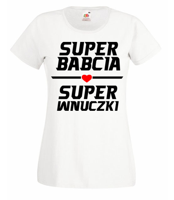 Super babcia super wnuczki koszulka z nadrukiem dla babci kobieta jipi pl 1285 58