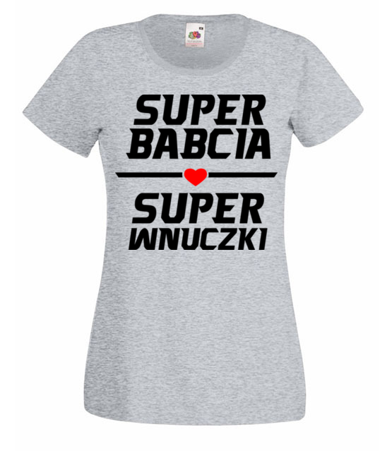 Super babcia super wnuczki koszulka z nadrukiem dla babci kobieta jipi pl 1285 63