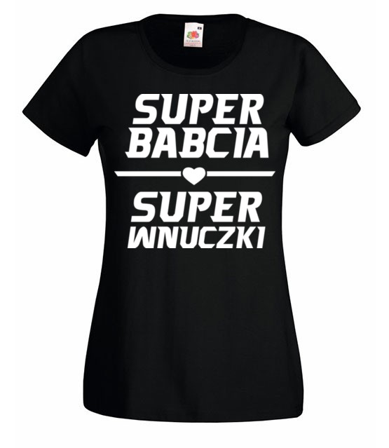 Super babcia super wnuczki koszulka z nadrukiem dla babci kobieta jipi pl 1286 59