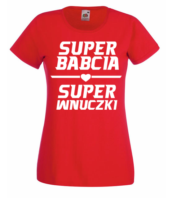Super babcia super wnuczki koszulka z nadrukiem dla babci kobieta jipi pl 1286 60