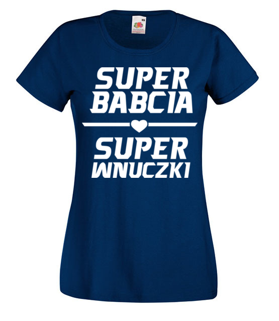 Super babcia super wnuczki koszulka z nadrukiem dla babci kobieta jipi pl 1286 62