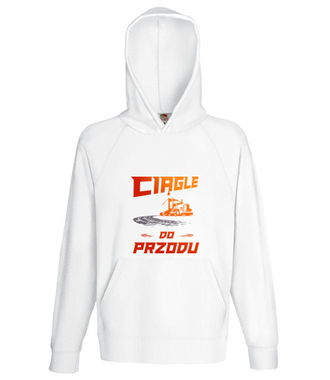 Motto życiowe kierowcy tira - Bluza z nadrukiem - dla kierowcy ciężarówki - Męska z kapturem
