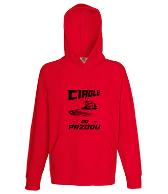 Motto życiowe kierowcy tira - Bluza z nadrukiem - dla kierowcy ciężarówki - Męska z kapturem
