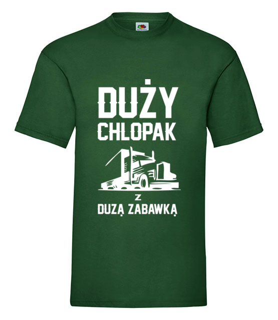 Koszulka z zabawnym przeslaniem koszulka z nadrukiem dla kierowcy ciezarowki mezczyzna jipi pl 1293 188