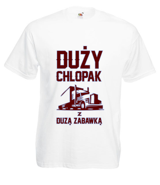Koszulka z zabawnym przesłaniem - Koszulka z nadrukiem - dla kierowcy ciężarówki - Męska