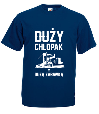 Koszulka z zabawnym przesłaniem - Koszulka z nadrukiem - dla kierowcy ciężarówki - Męska