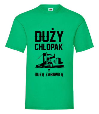 Koszulka z zabawnym przesłaniem - Koszulka z nadrukiem - dla kierowcy ciężarówki - Męska