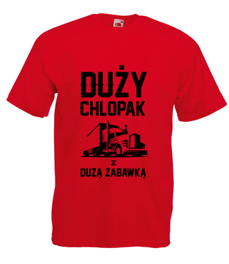 Koszulka z zabawnym przesłaniem - Koszulka z nadrukiem - dla kierowcy ciężarówki - Męska