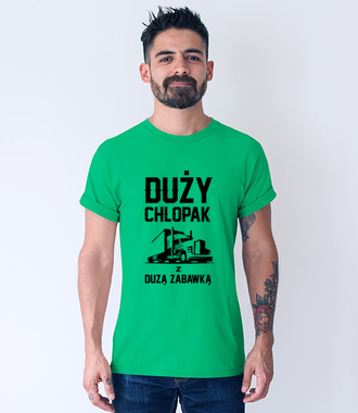 Koszulka z zabawnym przesłaniem - Koszulka z nadrukiem - dla kierowcy tira - Męska