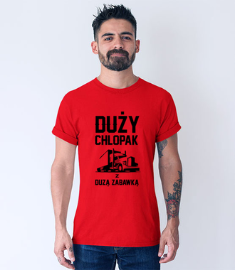 Koszulka z zabawnym przesłaniem - Koszulka z nadrukiem - dla kierowcy tira - Męska