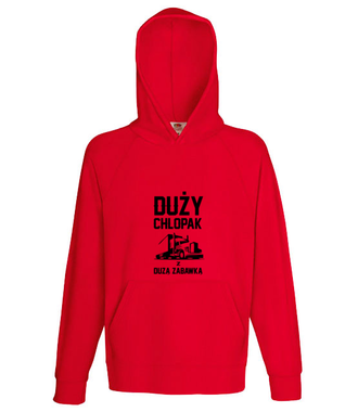 Koszulka z zabawnym przesłaniem - Bluza z nadrukiem - dla kierowcy ciężarówki - Męska z kapturem