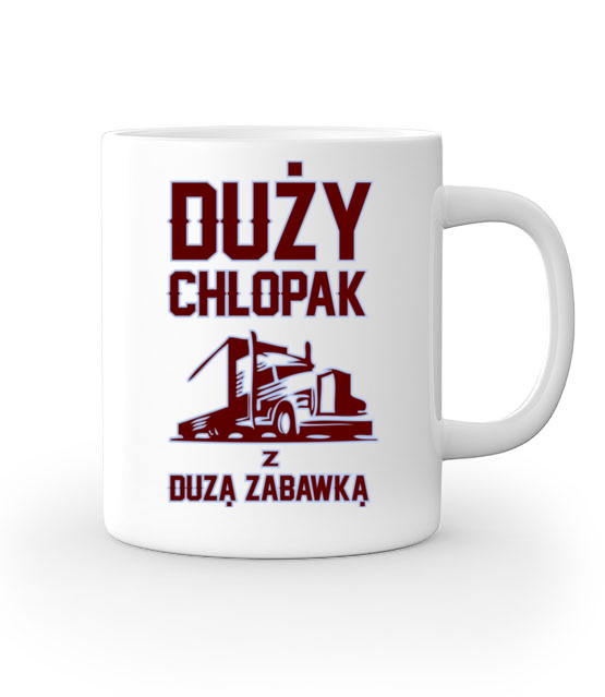 Koszulka z zabawnym przeslaniem kubek z nadrukiem dla kierowcy ciezarowki gadzety jipi pl 1292 159