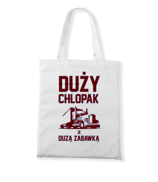 Koszulka z zabawnym przeslaniem torba z nadrukiem dla kierowcy ciezarowki gadzety jipi pl 1292 161