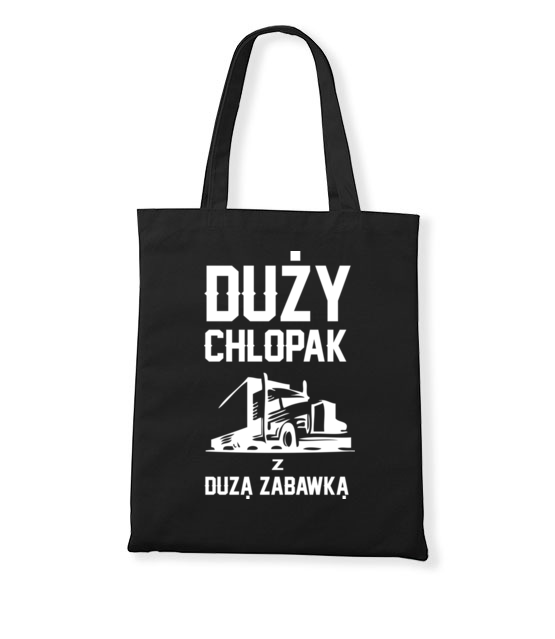Koszulka z zabawnym przeslaniem torba z nadrukiem dla kierowcy ciezarowki gadzety jipi pl 1293 160