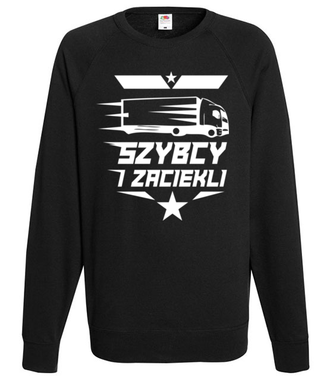 Nie podskakuj kierowcom dużych samochodów - Bluza z nadrukiem - dla kierowcy ciężarówki - Męska
