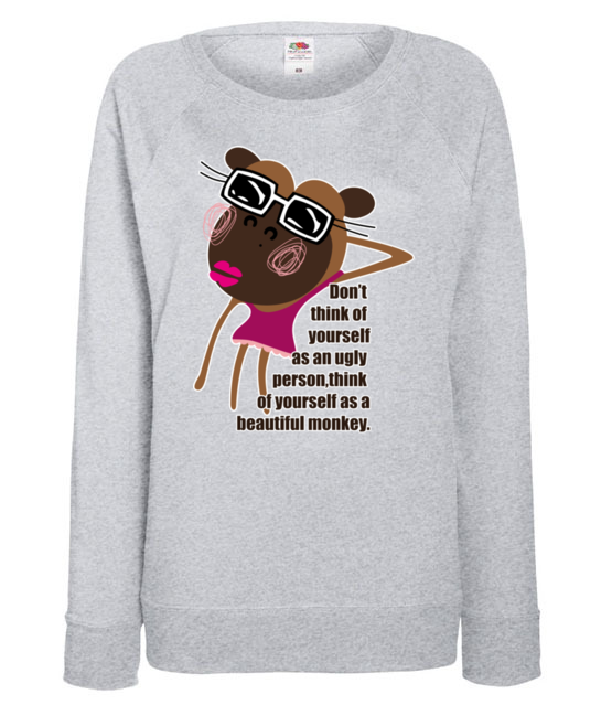 Moja ty piekna mordeczko bluza z nadrukiem smieszne kobieta jipi pl 177 118