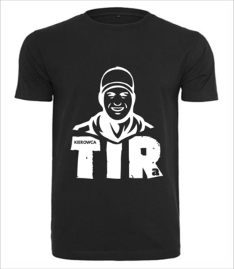 Branżowa koszulka z grafiką - Koszulka z nadrukiem - dla kierowcy tira - Męska