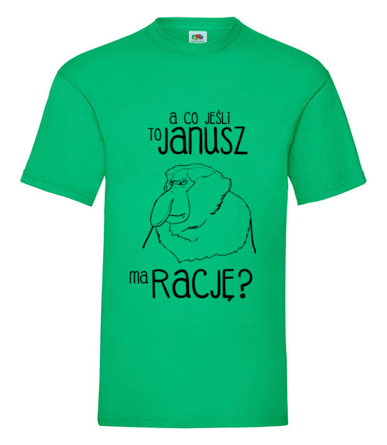 Januszowa grafika kultowa koszulka z nadrukiem smieszne mezczyzna jipi pl 1310 186