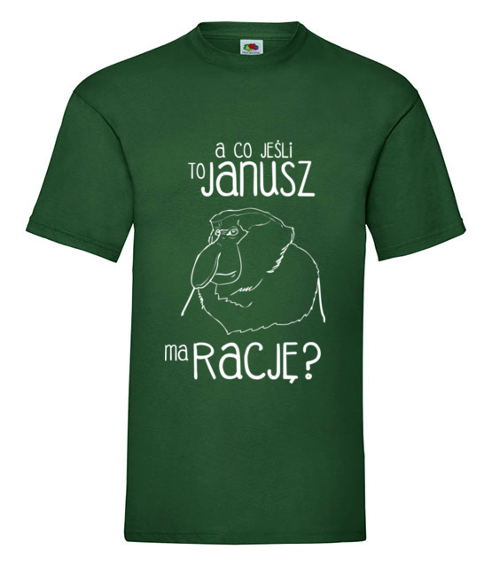 Januszowa grafika kultowa koszulka z nadrukiem smieszne mezczyzna jipi pl 1311 188