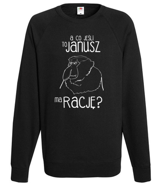 Januszowa grafika kultowa - Bluza z nadrukiem - Śmieszne - Męska