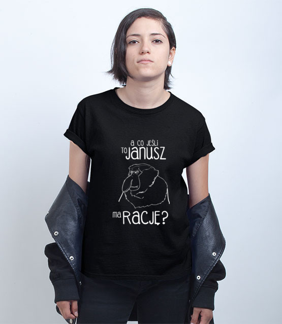 Januszowa grafika kultowa koszulka z nadrukiem smieszne kobieta jipi pl 1311 70