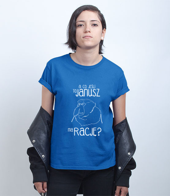 Januszowa grafika kultowa koszulka z nadrukiem smieszne kobieta jipi pl 1311 73