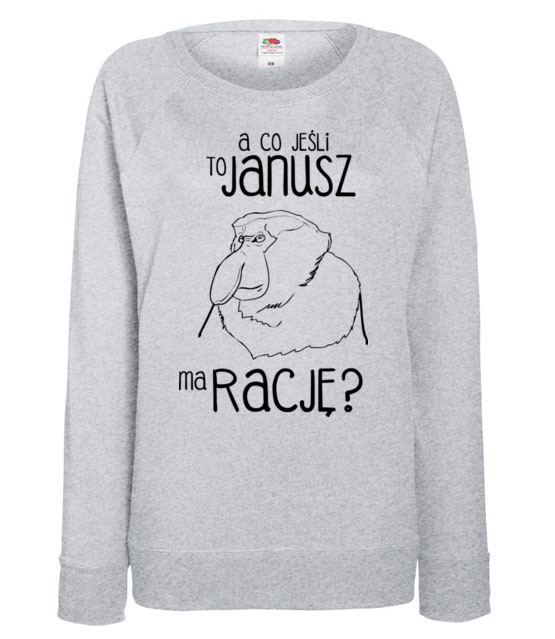 Januszowa grafika kultowa bluza z nadrukiem smieszne kobieta jipi pl 1310 118