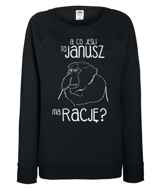 Januszowa grafika kultowa bluza z nadrukiem smieszne kobieta jipi pl 1311 115