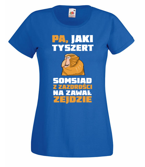 Bo do gramatyki masz dystans koszulka z nadrukiem smieszne kobieta jipi pl 1319 61