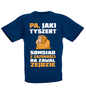 Bo do gramatyki masz dystans… - Koszulka z nadrukiem - Śmieszne - Dziecięca