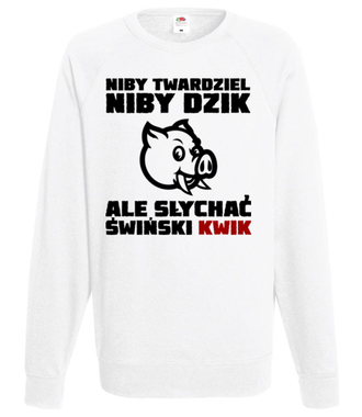 Z dystansem do męskości - Bluza z nadrukiem - Śmieszne - Męska