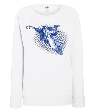 Tajemnica stworzenia - Bluza z nadrukiem - Śmieszne - Damska