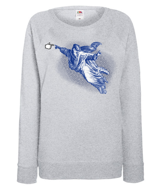 Tajemnica stworzenia bluza z nadrukiem smieszne kobieta jipi pl 178 118